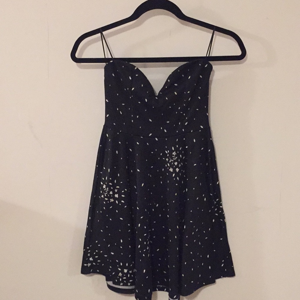 Black Strapless Dress
